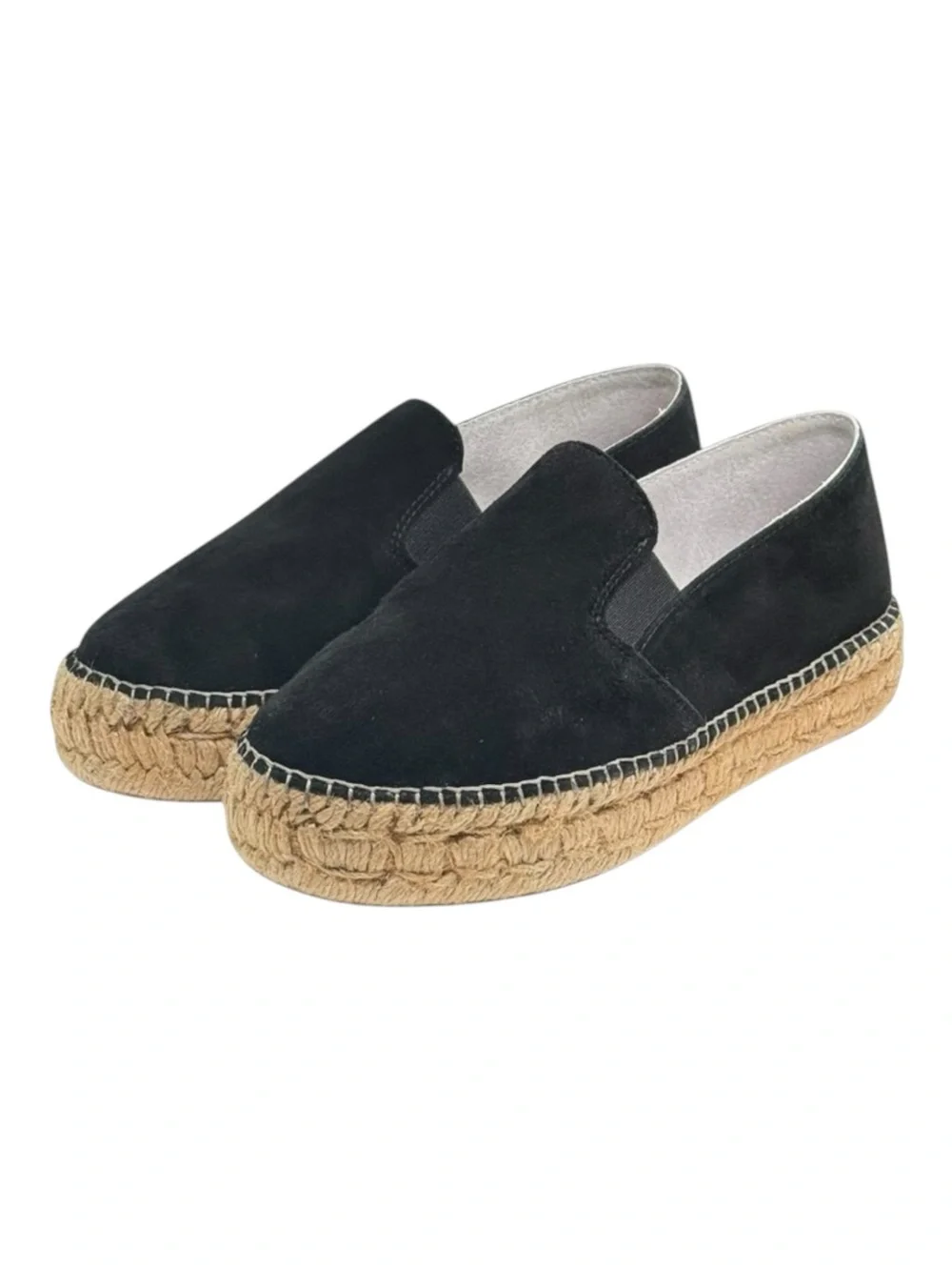 Cruz’n Shoes by Menorquinas USA 𖦹 Double Sole Espadrilles 𖦹 Black Suede 𖦹 37